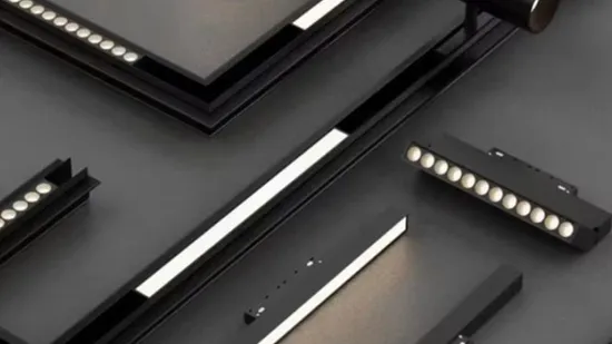 Indoor Rail Lighting Magnetic Track Light DC48V Flood LED Linear Light Control by Tuya 2.4G Zigbee