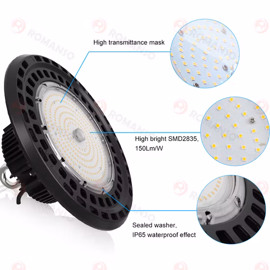  Eco LED UFO High Bay Light на складе на заводе Макс.  200LMW CB ETL